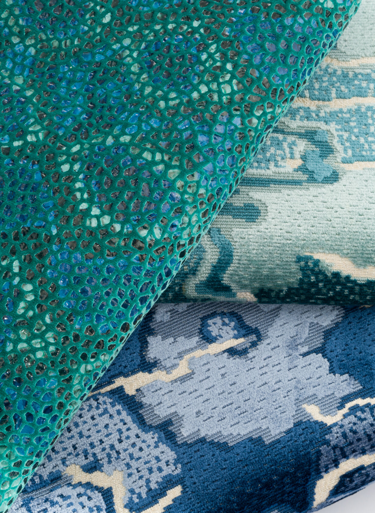Abstract Velvets Upholstery Fabric